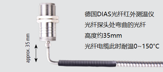 德國DIAS光纖紅外測溫儀的彎曲型光纖電纜
